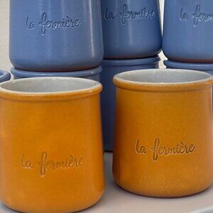 2 - La Fermière pots in Limited Edition Orange